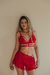 Artículo 1010 - Conjunto Bralette con Falda Pretina Ancha