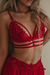 Artículo 1010 - Conjunto Bralette con Falda Pretina Ancha - comprar online