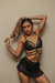 Artículo 1010 - Conjunto Bralette con Falda Pretina Ancha - tienda online