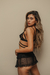Artículo 1010 - Conjunto Bralette con Falda Pretina Ancha - comprar online