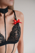 Artículo 5200 - Conjunto Bralette con Cuello Halter y Colaless
