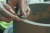 Imagen de Bacha CILINDRICA de gres ceramico de apoyar