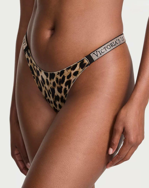 Calcinha de Tanga com Alça de Brilho Fio Dental Victoria's Secret - comprar online