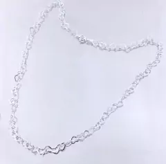 Corrente Elo Coração 45cm