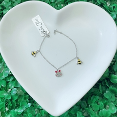 Pulseira Pingentes Abelinhas