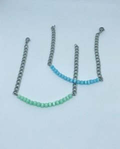 Pulseira Olho de Gato Corrente Groumett