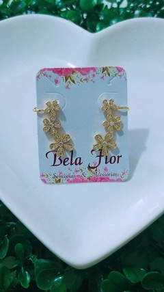 Brinco Ear Cuff Flores