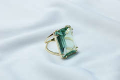 Anel Pedra Verde Claro - comprar online