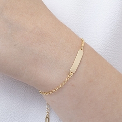 Pulseira Infantil Placa