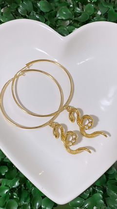 Brinco Argola Snake