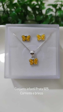Conjunto Infantil Laço Amarelo