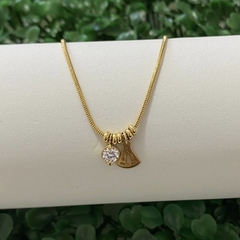 Pulseira Rabo de Rato Pingente Nossa Senhora