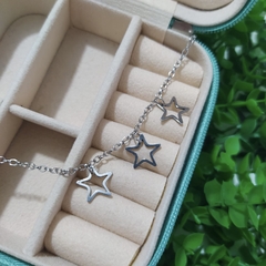 Pulseira Pingentes Estrelas