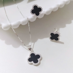 Conjunto Inspiração Trevo Cravejado