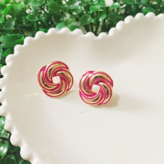Brinco Nó Rosa - comprar online