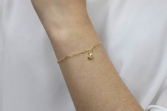 Pulseira Infantil Pingente Coração
