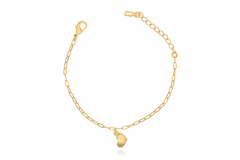 Pulseira Infantil Pingente Coração - comprar online