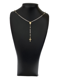 Terço Feminino Bolinha Pérola