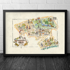 Mapa Ilustrado Kensington e Chelsea