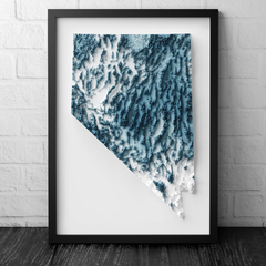 Mapa do Nevada