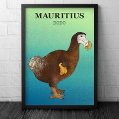 Pôster Pássaro Dodô, símbolo da Ilha Maurício.