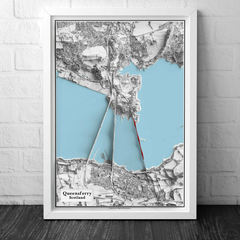 Mapa Urbano de Queensferry, Escócia - comprar online