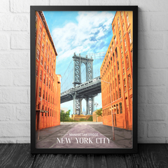 Pôster Ponte de Manhattan, Nova Iorque