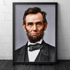 Foto Colorizada Abraham Lincoln