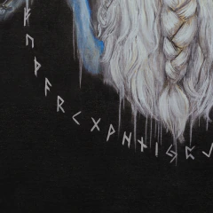 close up nas runas de odin