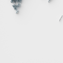 Mapa hipsométrico de Svalbard.