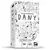 Juego de mesa Dany, con ilustraciones en blanco y negro en su caja.
