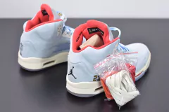 Tênis Jordan 5 Retro Trophy Room Ice Blue na internet