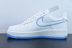 Tênis Nike Air Force 1 Low LX White Blue na internet