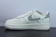 Tênis Nike Air Force 1 Low '07 Silver White na internet