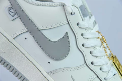 Tênis Nike Air Force 1 Low '07 Silver White - Loja Princípios