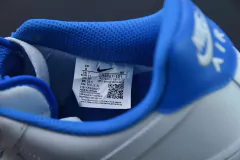 Tênis Nike Air Force 1 Low '07 White Light Photo Blue - Loja Princípios