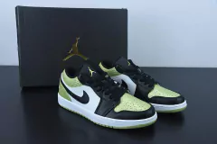 Tênis Jordan 1 Low Snakeskin Vivid Green