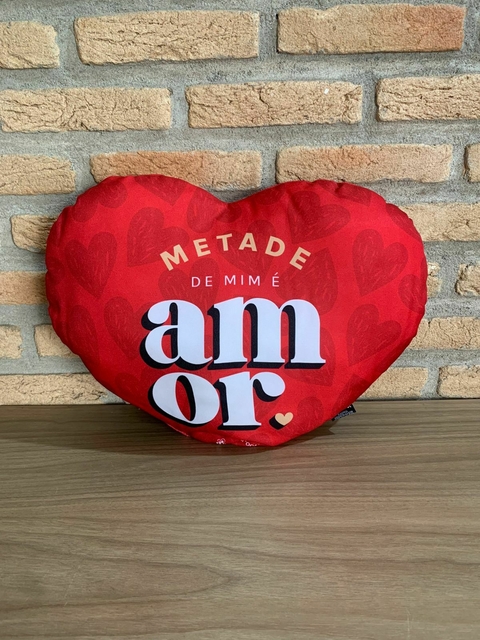 Almofada Recorte Coração - Eu e Você - comprar online