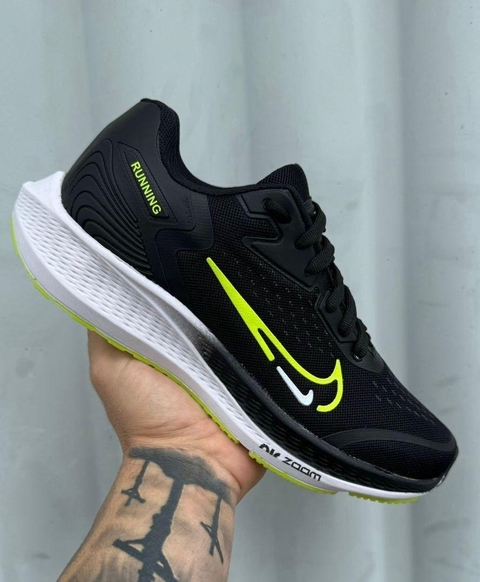 NIKE RUNNING PRETO VERDE - comprar online