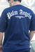 CAMISETA ``PALM ANGELS EVERY DAY`` AZUL OVERSIZED - comprar online