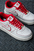 AIR FORCE 1 BRANCO VERMELHO - Moose Lobby - Sneakers Exclusivos