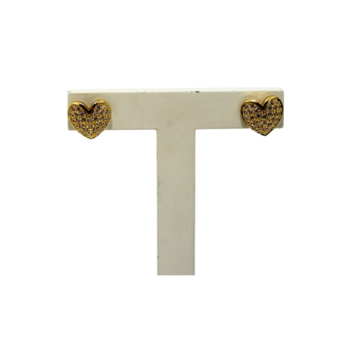 Brinco Coração - Dourado