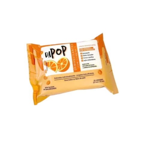 Lenço Demaquilante Vitamina C - Dapop