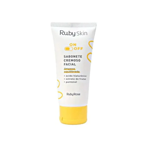 Sabonete Cremoso Facial ON OFF - Ruby Rose