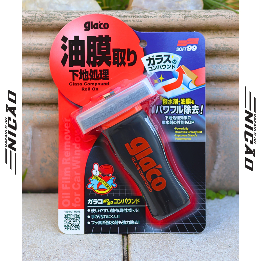 Glaco Glass Compound 100ml - Descontaminante Vidros Soft99