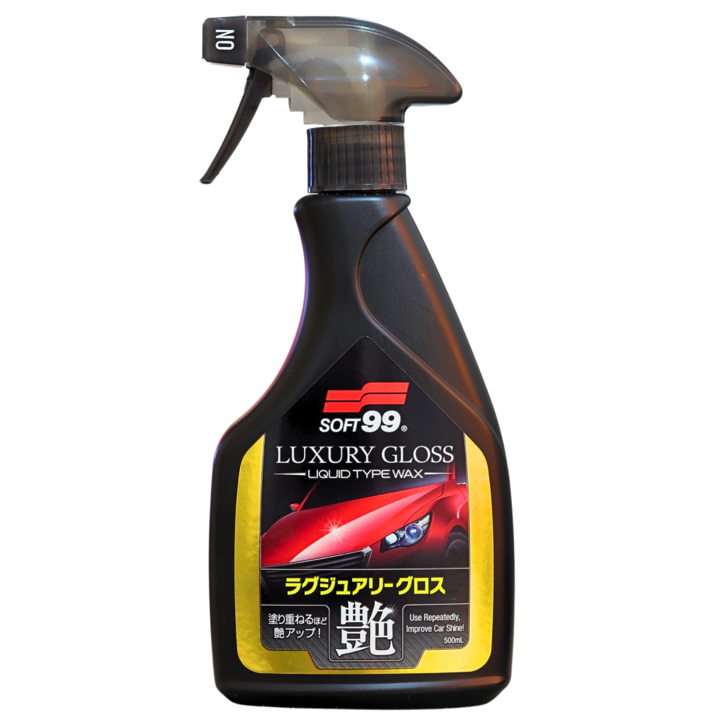 Soft99 Cera Líquida Luxury Gloss Quick Detail Carnaúba 500ml