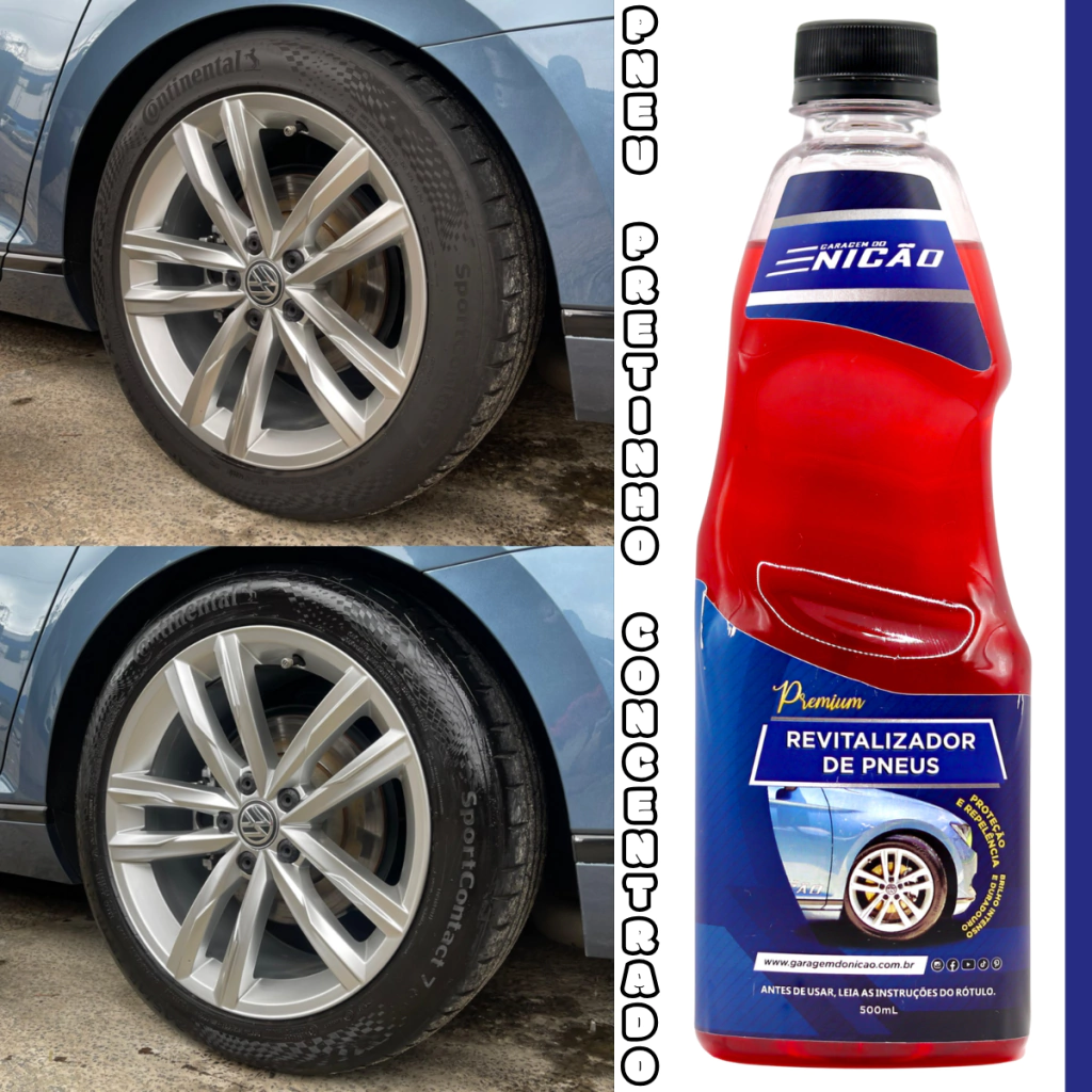 Pneu Pretinho Premium 500ml - Garagem Do Nicão