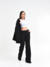 Calça Alfaiataria Premium com Botões Encapados e Bolsos - comprar online