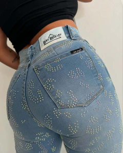 Denim Shinny Print