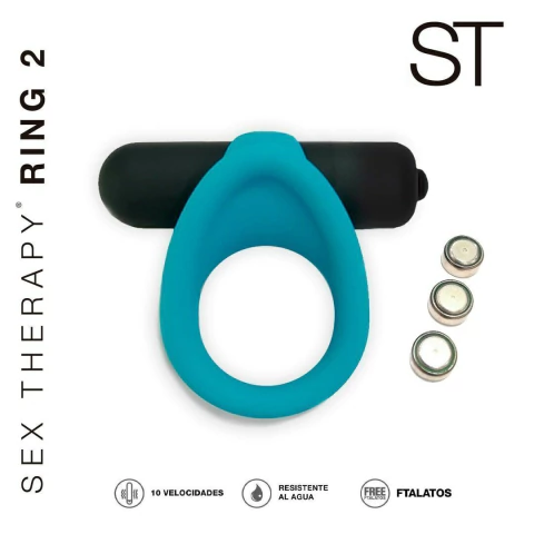 Anillo vibrador Ring 2 - SI090 color negro